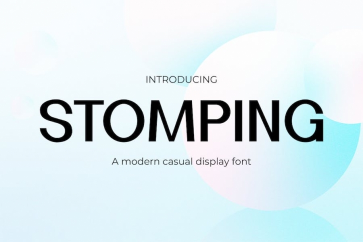 Stomping - Sans Serif Modern Font Font Download