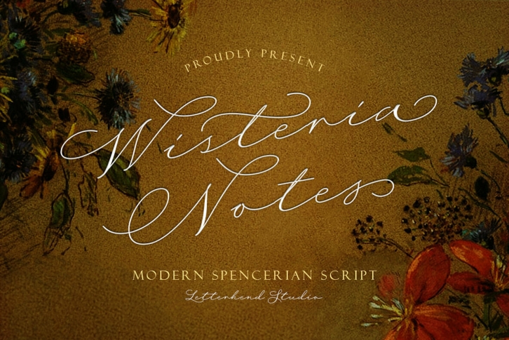 Wisteria Notes Font Font Download