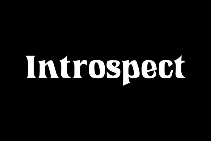 Introspect Font Font Download