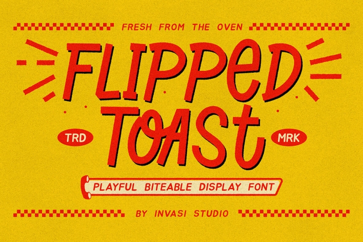 Flipped Toast Font Font Download