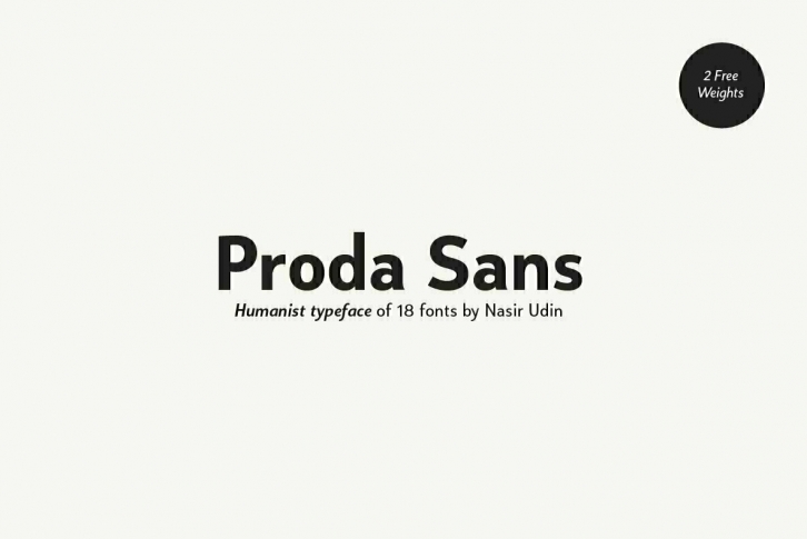 Proda Sans Font Font Download