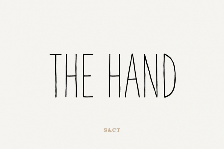 The Hand Font Font Download