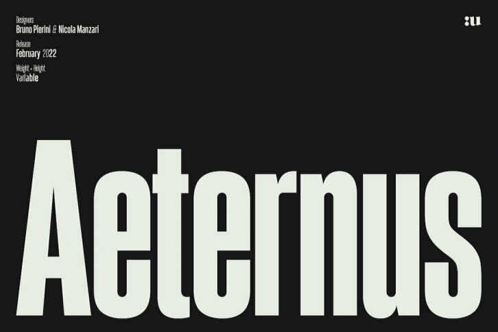 Aeternus Variable Font Font Download