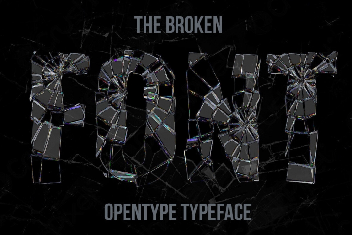 The Broken SVG Font Font Download