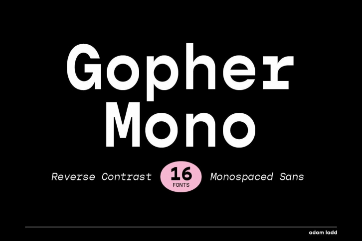 Gopher Mono Font Font Download