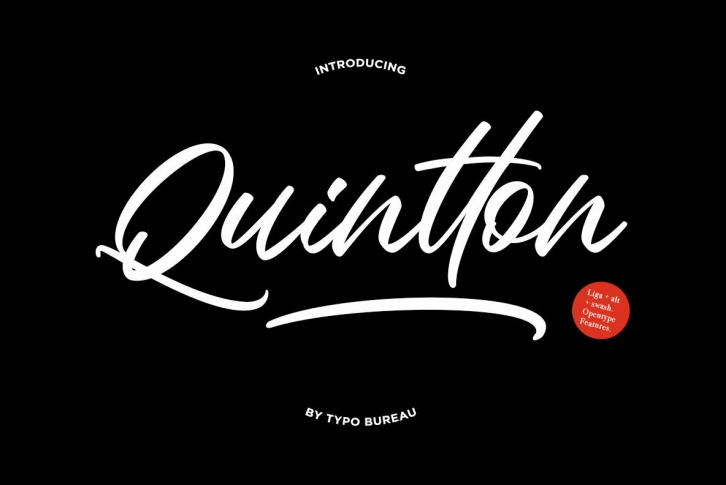 Quintton Font Font Download