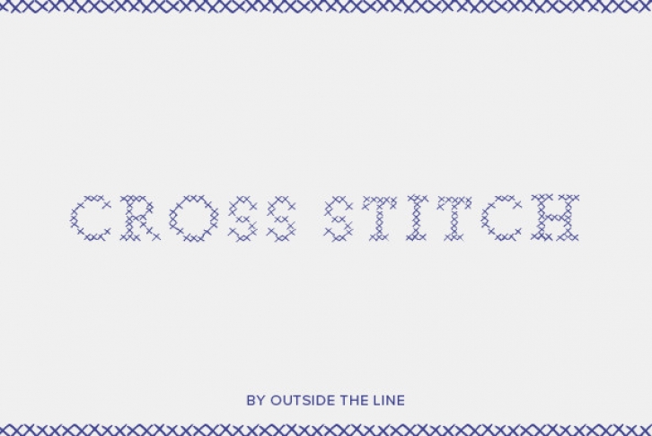 Cross Stitch Font Font Download