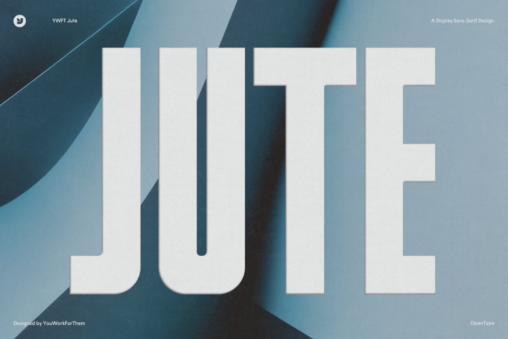 YWFT Jute: The Unyielding Typeface for Striking Designs Font Download