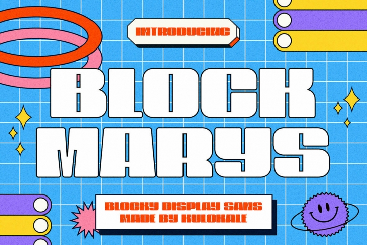 Block Marys Font Font Download