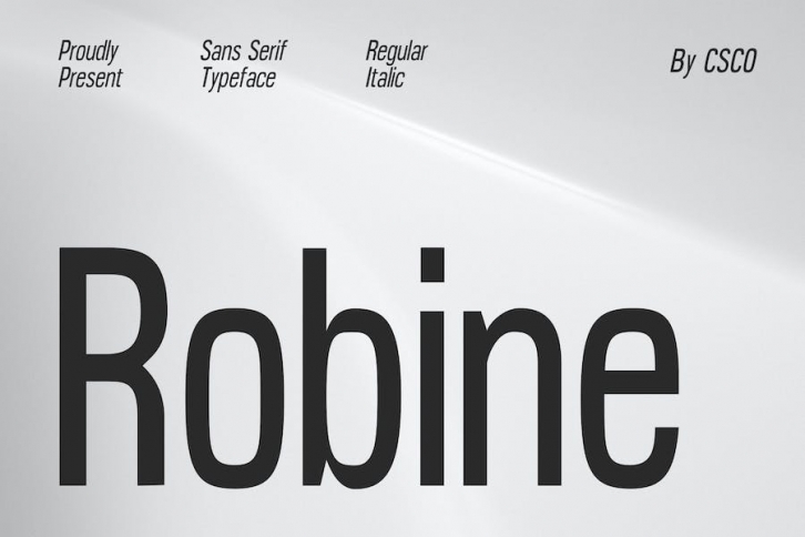 Robine â€“ Condensed Sans Serif Font Download