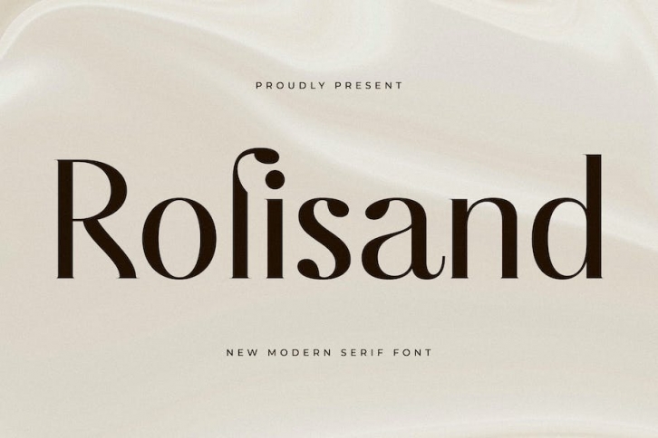 Rolisand Modern Serif Font Font Download