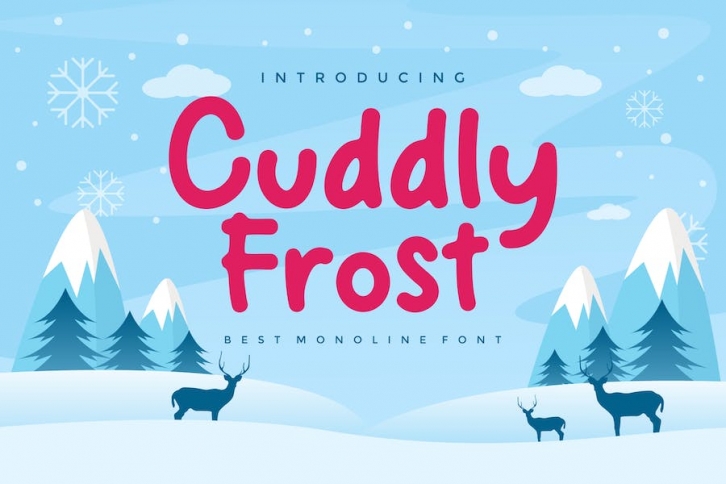 Cuddly Frost Font Font Download