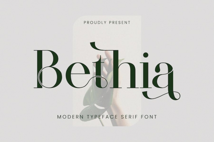 Bethia Modern Serif Font Font Download