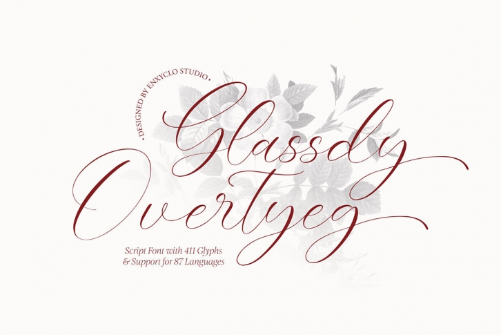 NCL Glassdy Overtyeg Font Font Download