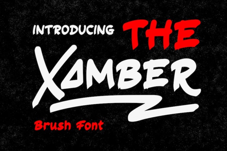 The Xamber - Brush Font Font Download