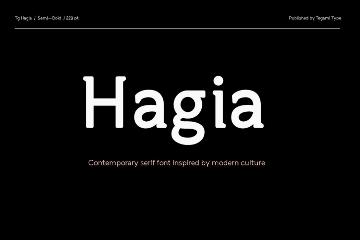 TG Hagia Font Font Download