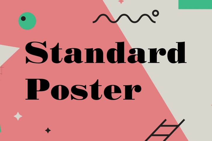 Standard Poster Font Font Download