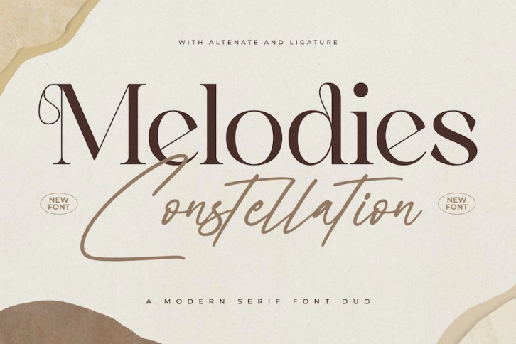 Melodies Constellation Font Duo Font Download