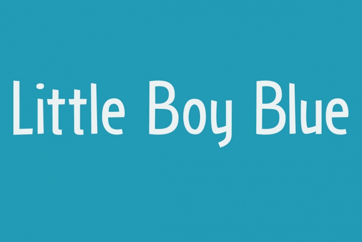 Little Boy Blue Font Font Download