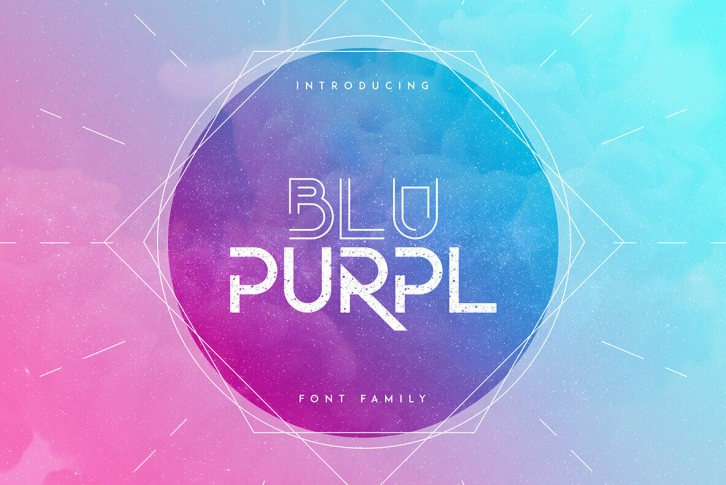 BluPurpl and Extra Font Font Download