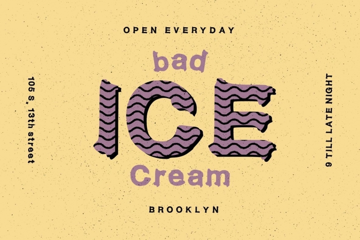 Bad Ice Cream Font Font Download
