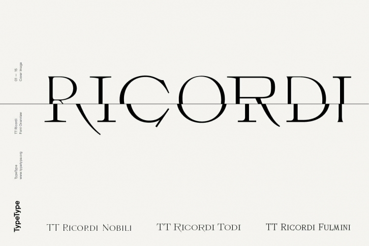 TT Ricordi Font Font Download