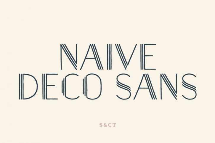 Naive Deco Sans Font Font Download