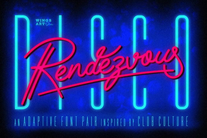 Disco Rendezvous Font Font Download