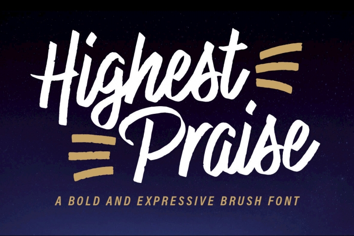 Highest Praise Font Font Download