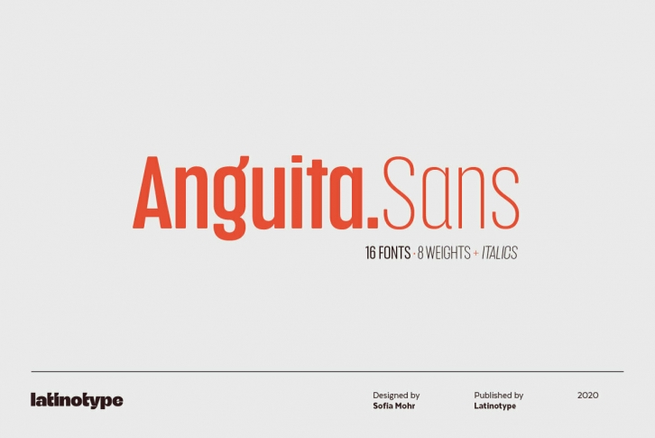 Anguita Sans Font Font Download