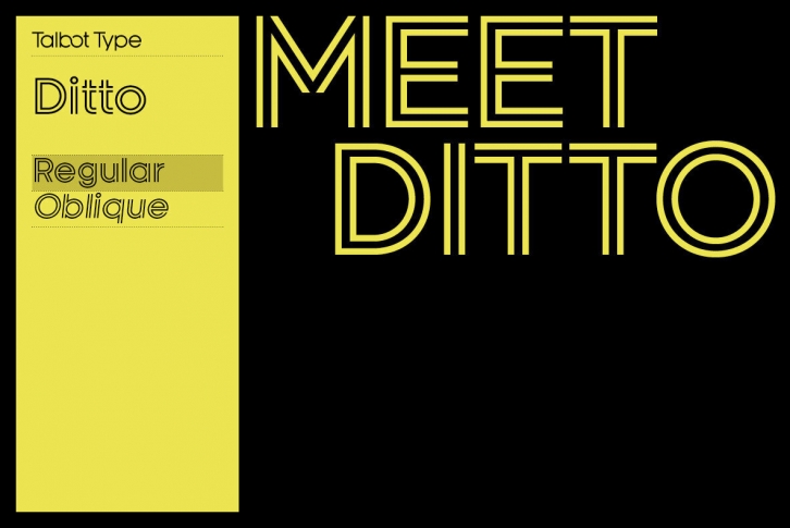 Ditto Font Font Download