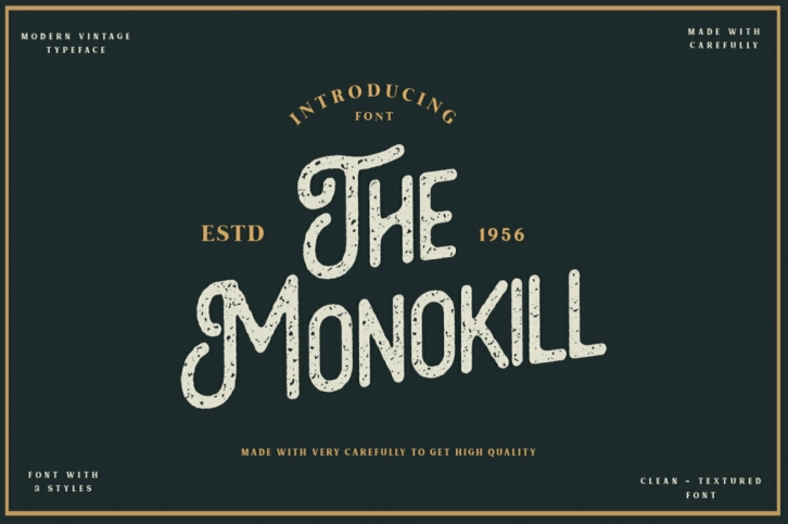 The Monokill Font Font Download