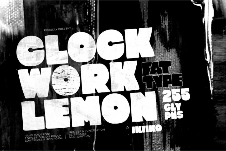 Clockwork Lemon Font Font Download