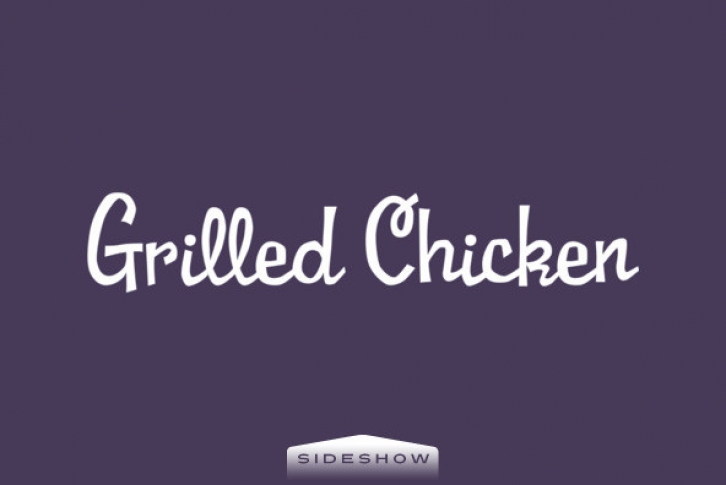 Grilled Chicken Font Font Download