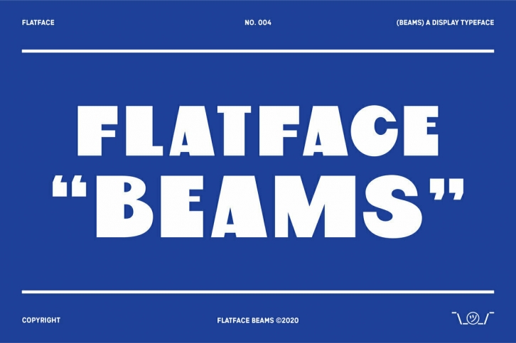 Flatface Beams Font Font Download
