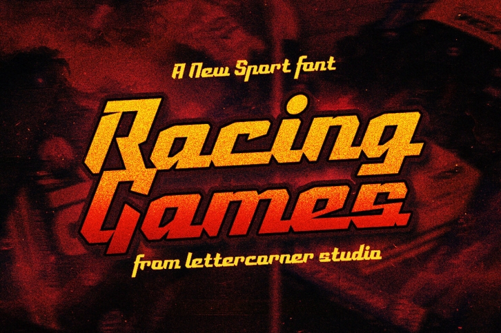 Racing Games Font Font Download