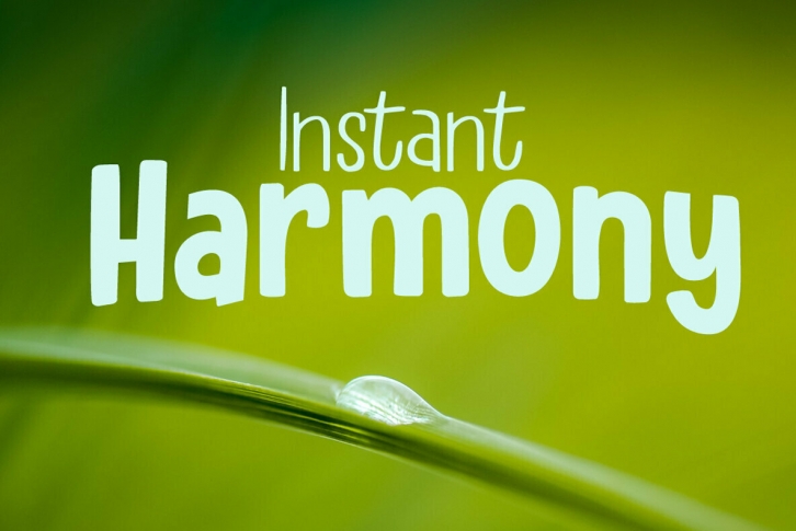 Instant Harmony Font Font Download