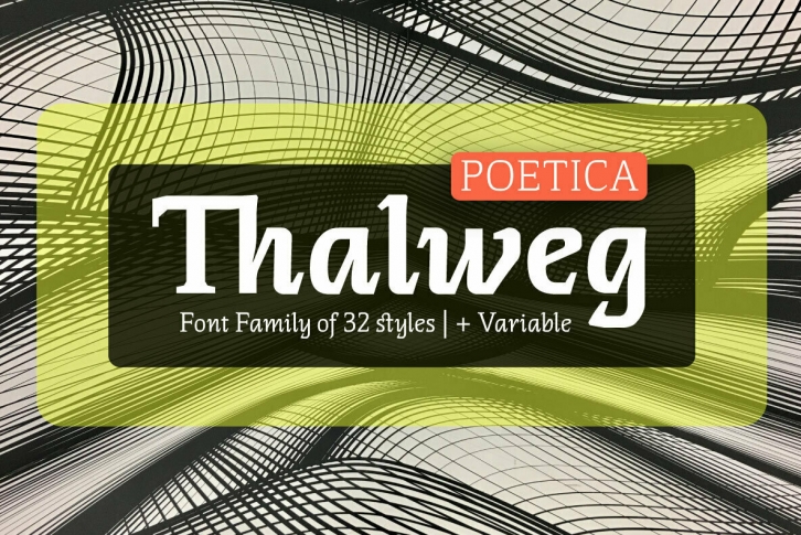 Thalweg Poetica Font Font Download