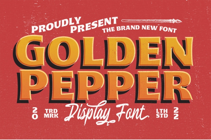 Golden Pepper Font Font Download