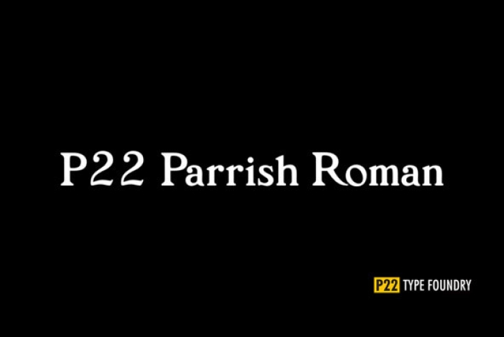 P22 Parrish Font Font Download