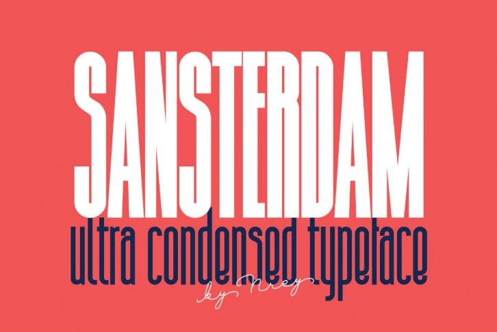 Sansterdam Condensed Font Font Download