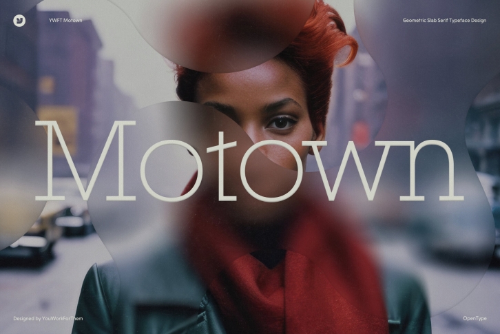 YWFT Motown - A Modern Slab Serif for Digital Designers Font Download