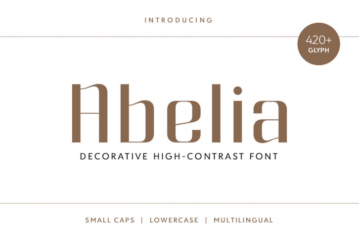 Abelia Font Font Download
