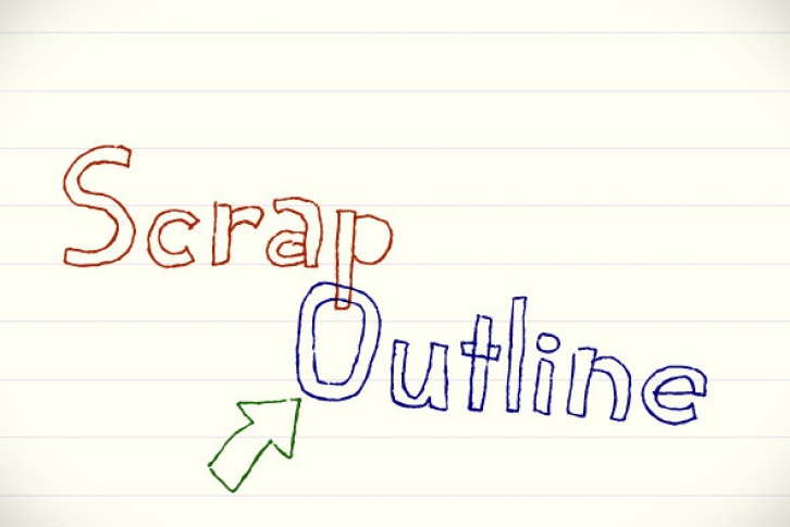 Scrap Outline Font Font Download