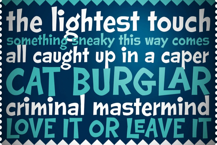 Cat Burglar PB Font Font Download