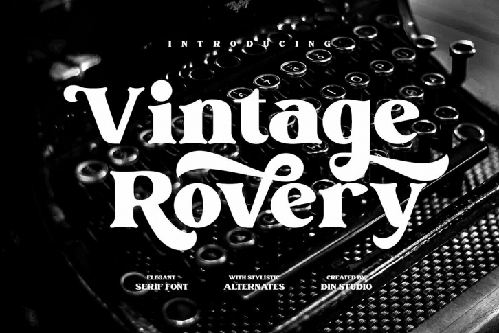 Vintage Rovery Font Font Download