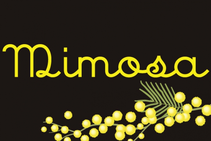 Mimosa Font Font Download