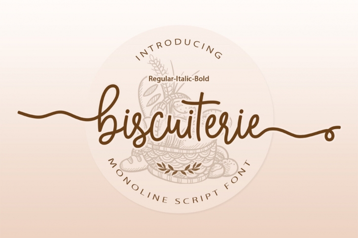 Biscuiterie Font Font Download