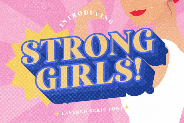 Strong Girls Font Font Download