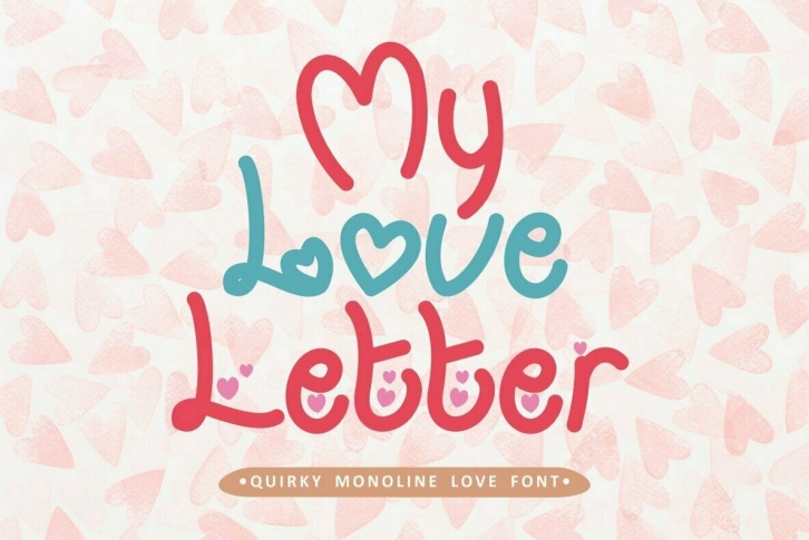 My Love Letter Font Font Download